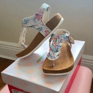 Toddler Girl Cupcake Wedge Sandals